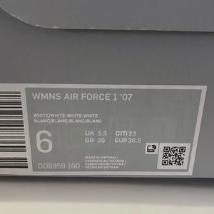 White Nike Airforces